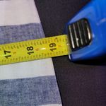 Beach Lunch Lounge Womens White & Blue Linen Sleeveless Knee Length Dress Size S Photo 15