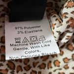 SheIn Tan/Brown Leopard Print Surplice V-Neck Belted Maxi Dress Size S EUC Photo 5