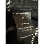 HAVE Women's Black Wool Checkered Plaid Notch Collar Blazer Coat Jacket Size M Size M Photo 3