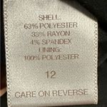 Eva Mendes New York & Company Collection Black Pencil Skirt w Back Slit. Size 12 Photo 6