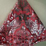 Victoria's Secret Victoria' Secret Pink and Silver Foil Halter String Bikini Top Size Large Photo 4