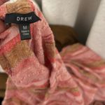 Drew ANTHROPOLOGIE STRAPLESS SALMON BROWN TURQUOISE ROMPER/ JUMPER sz M Photo 3