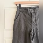 American Eagle Gray Super High Rise Baggy Wide Leg Pants Size 00 Regular Photo 1