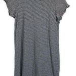 Rag and Bone The Slub Striped Mini T-Shirt Dress in Black/White Size M Photo 5