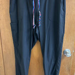 Cherokee  Katie Duke Collection Tapered Black Petite Scrub Pants Photo 0