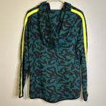 VEVO Active Zip Up Jacket Made In Egypt Womens Small Green Black Pockets Sporty Photo 8