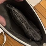 NWT White 3 Piece Pebble Leather Office Laptop Tote Bag, Purse And Wristlet‎ Photo 5