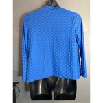 kim rogers  blue textured cardigan Photo 4