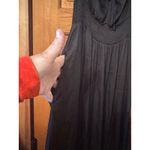 Ryegrass Black Maxi Dress Sleeveless Smocked Waist Tie Front Pockets Womens Photo 7