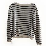 Theory  Zelphia Cashmere Cotton Blend Sweater Sz L Classic Gold Zipper Photo 6