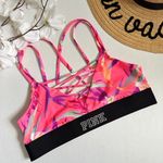 PINK - Victoria's Secret Victorias Secret PINK Ultimate Unlined Neon Strappy Bralette Photo 5