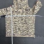 Nili Lotan Animal Print Tiger Stripe Sweatshirt Hoodie Pullover Sz Med Womens Photo 12