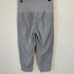Lululemon In Flux Crop Pants Joggers Size 6 Slate Gray Pockets Photo 4