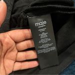 Maje  Black Lace Silver Grommet Details Snap Front Collared Romper Size XS Photo 10