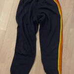 Aviator Nation Navy Blue Striped Sweats Photo 0