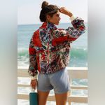 Anthropologie NWT Daily Practice by  Floral Windbreaker Jacket Photo 1
