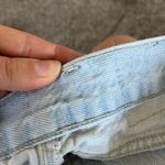 Levi's Levi’s Light Wash High Waisted Mom Distressed Jean Shorts Women’s Size 31/12 Photo 12