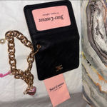 Juicy Couture Top Notch Double Sided Trifold Liquorice Wristlet NWT Photo 4