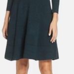 Eliza J Hunter Christmas Holiday Green Knit Sweater Dress Size XL Photo 0