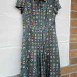 Maison common silk midi dress size 38/6 Green Photo 2