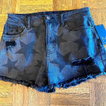 Material Girl NWT  Star Denim Star Shorts Photo 3