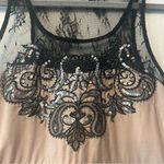 Miss Me silk blend sequined lace peplum babydoll tank blouse size medium y2k Photo 9