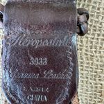 Aeropostale Womens Wide Brown Woven Leather Belt 0-42 Lrg Photo 6