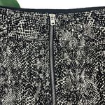 Topshop NWT Mini Leopard Print Flocked Denim Skirt - Monochrome Photo 5
