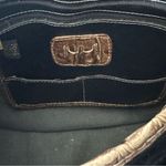 Bueno  Black and Brown Vegan Leather Shoulder Bag Photo 4