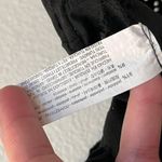 ZARA One Shoulder Eyelet Ruffle Top Black Large Stretchy Photo 8