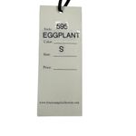 Jessica Angel Style 595 Evening Gown Off the Shoulder Eggplant Small NWT Photo 4