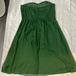 The Limited  Green Strapless Midi Dress 12 NEW  Xmas Prom Wedding Rush Fairycore Photo 3