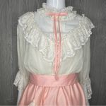 Vintage Victorian Lolita kawaii lace baby doll dress cosplay Halloween costume s White Photo 8
