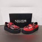 KILLSTAR  Black and Red Platform Shoes Photo 9