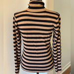 The Limited  Black & Tan Long Sleeve Turtleneck Photo 2