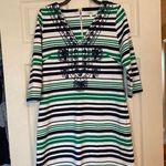 Jade large stripe dress Green Photo 0