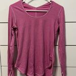 Lululemon Yogini 5 Year Long Sleeve Tee Pink Stripe Photo 3