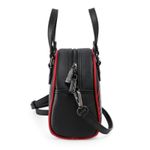 Von Dutch  Crossbody Bowling Bag Flying Eye Black Red Two Tone Y2K New With Tags Photo 4