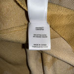 EUC Marla Wynne Women's Mustard Yellow Floral Print Open Front Cardigan Large Photo 8