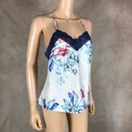 Linea Donatella Satin Floral Cami NWT Medium Photo 10