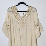 Cream Crochet Beach Cover Photo 2