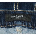 Nine West Denim Blue Jeans Size 10 W30 Straight Leg Embroidered Bling Boot Photo 7