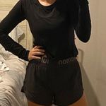 Lululemon Logo Shorts Waistband High-Rise Photo 4