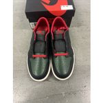 Jordan Air  1 Retro OG Low Black Gorge Green White Women's Size 8 Leather Photo 5