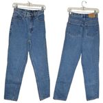 Eddie Bauer Blue Denim Jeans Classic Fit High Rise Size 4 Mom Jeans Photo 8