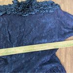 Jessica McClintock  Vintage High‎ Neck Basque Drop Waist Lace Princess Dress 6 Photo 6