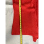 Coldwater Creek  Orange Knit‎ Open Cardigan Sweater Vest size small Photo 4