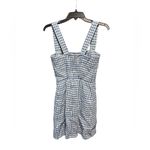 Reformation  Brigitte Linen Dress 6 EUC Blue White Gingham Cottagecore Smocked Photo 1