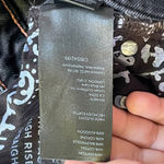 We The Free  People Pacifica High Rise Slim Straight Black Jeans Size 25 Photo 10