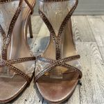 Italina  Rose Gold Slingback  Heels Lace Size 8.5M Elegant Party formal Photo 3